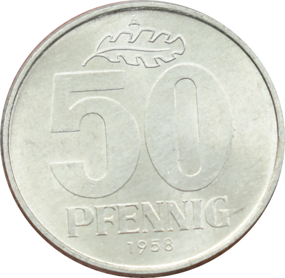 DDR 50 Pfennig 1958 A
