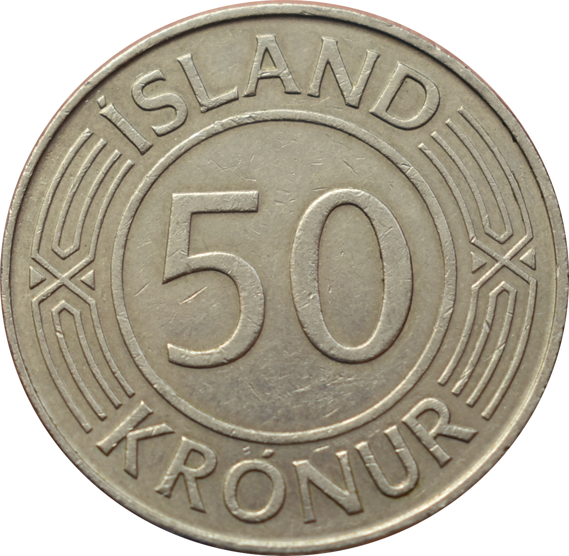 Island 50 Kronur 1974