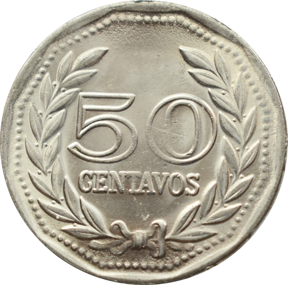 Kolumbia 50 Centavos 1979