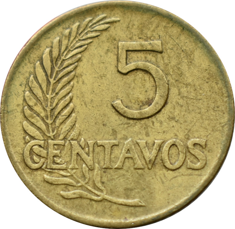 Peru 5 Centavos 1961