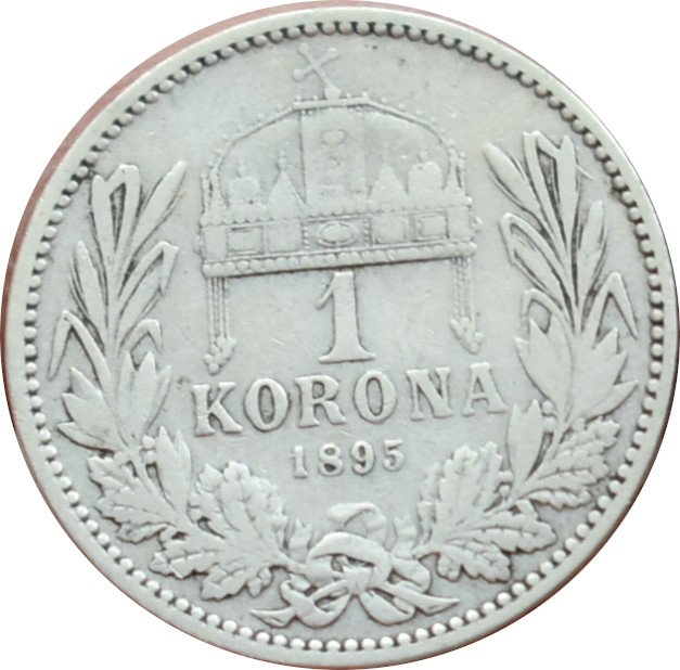 F.J. 1 Korona 1895 K.B.