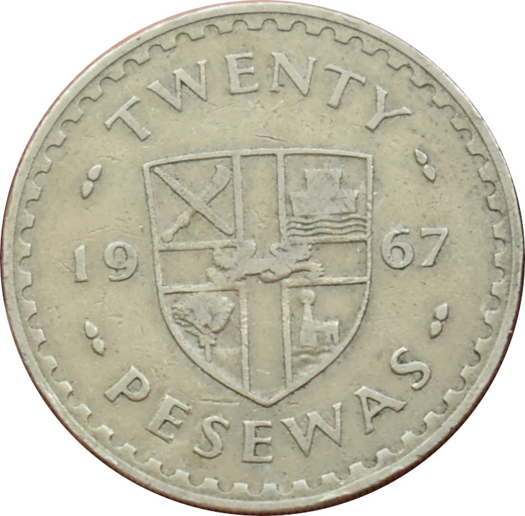 Ghana 20 Pesewas 1967
