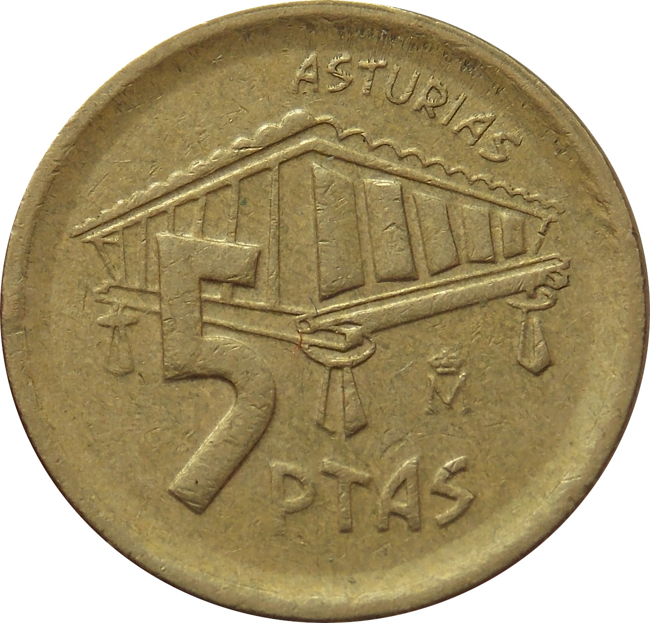 Španielsko 5 Pesetas 1995