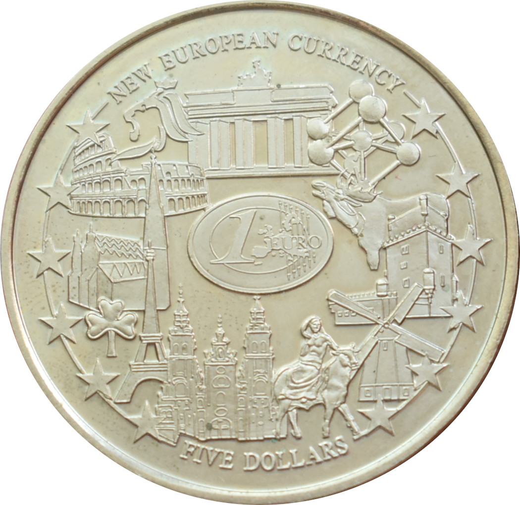 Libéria 5 Dollars 2001