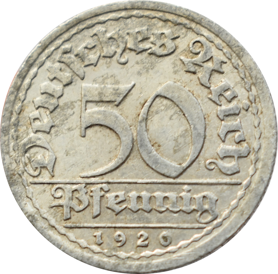 Nemecko - Weimarská republika 50 Pfennig 1920 J