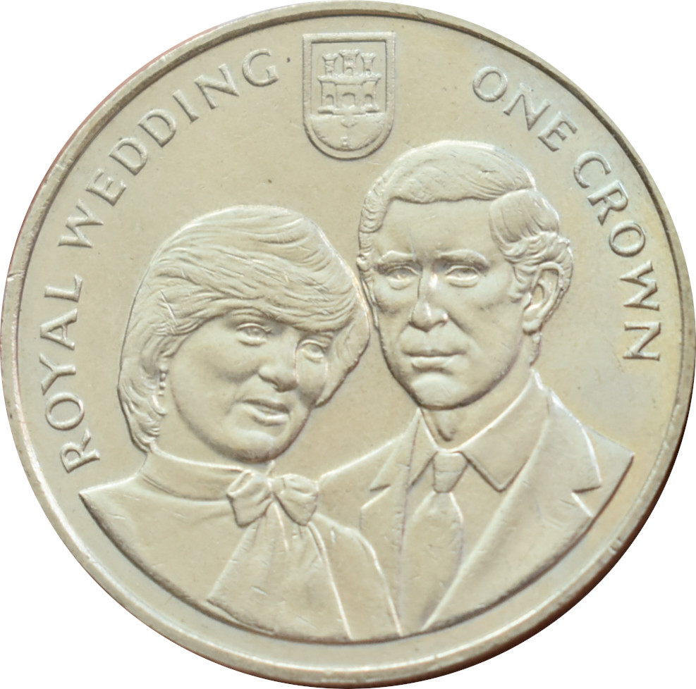 Gibraltár 1 Crown 1981