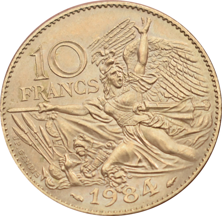 Francúzsko 10 Francs 1984