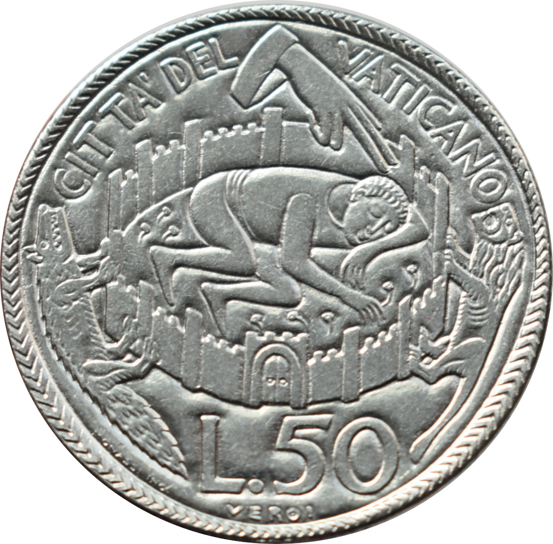 Vatikán 50 Lira 1975