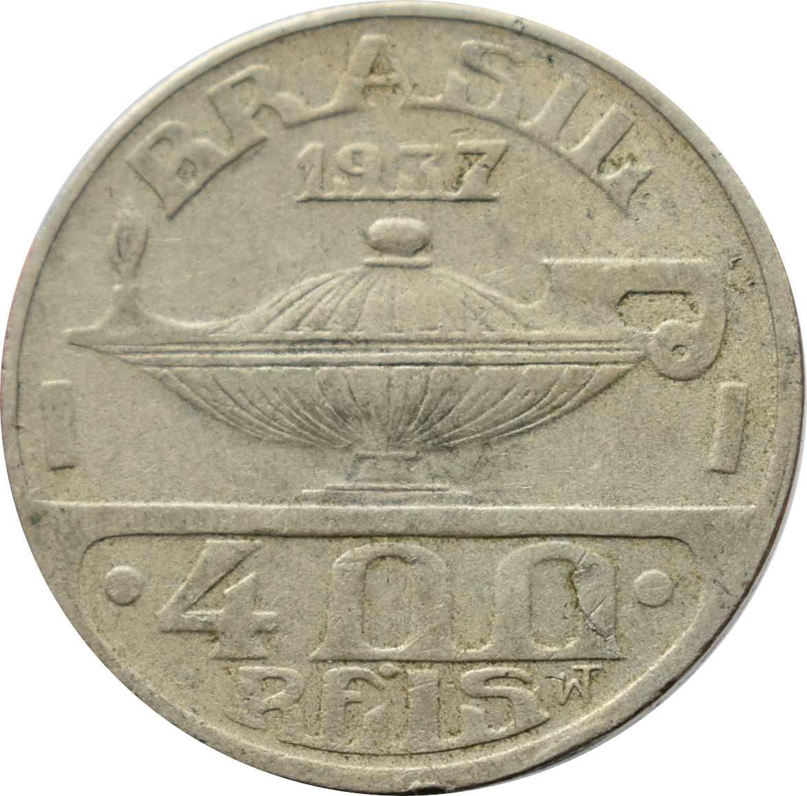 Brazília 400 Reis 1937
