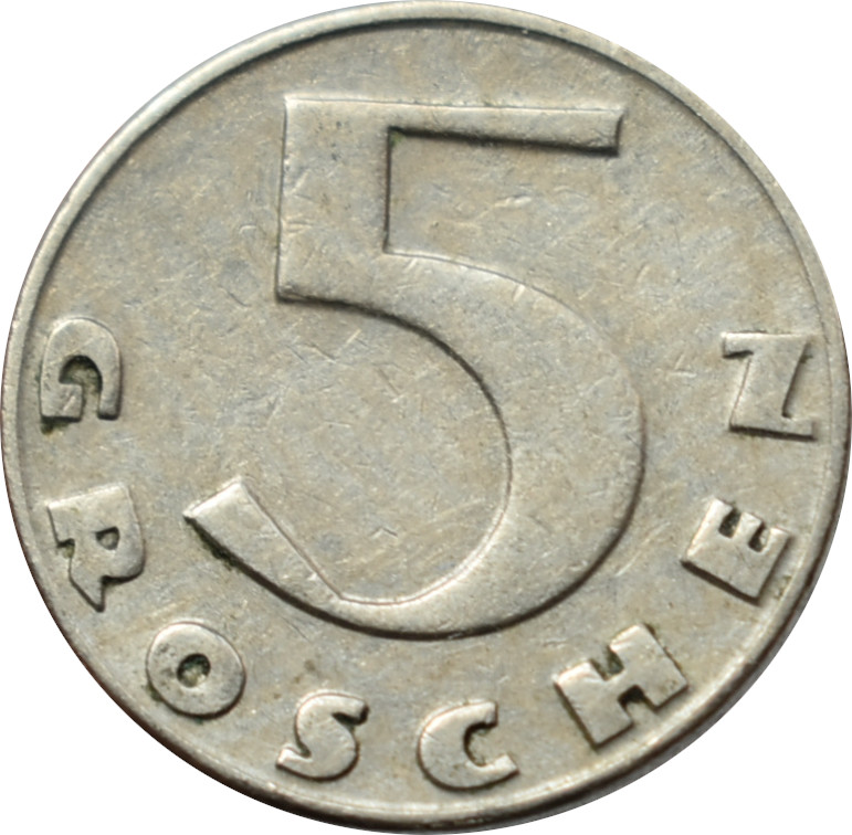 Rakúsko 5 Groschen 1931