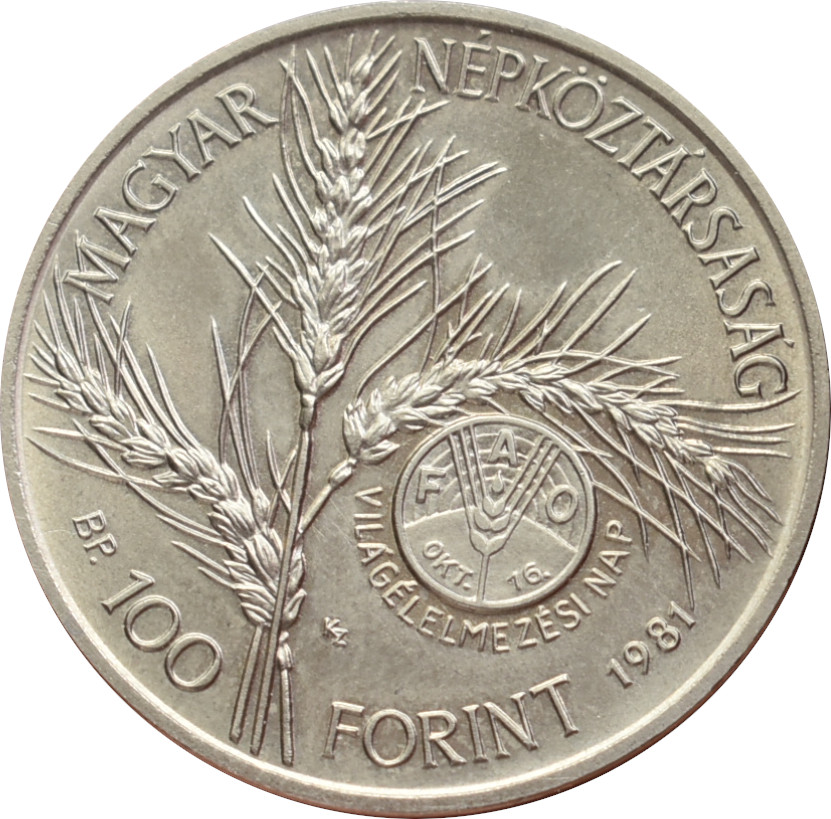 Maďarsko 100 Forint 1981