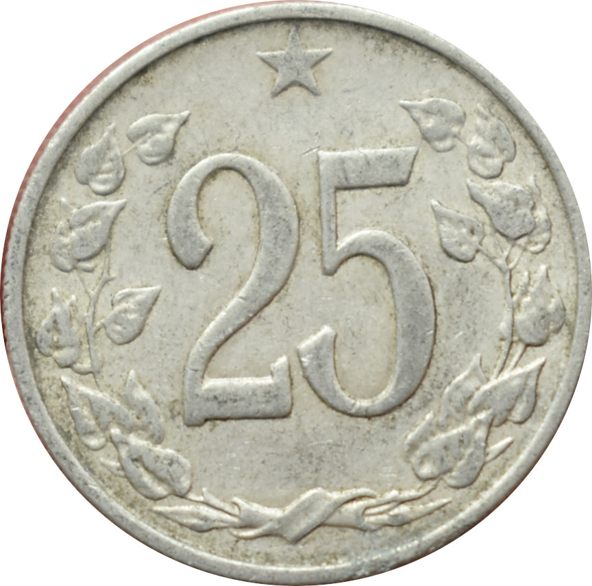 ČSSR 25 Halier 1962