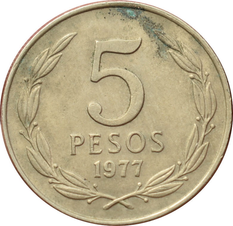 Čile 5 Pesos 1976