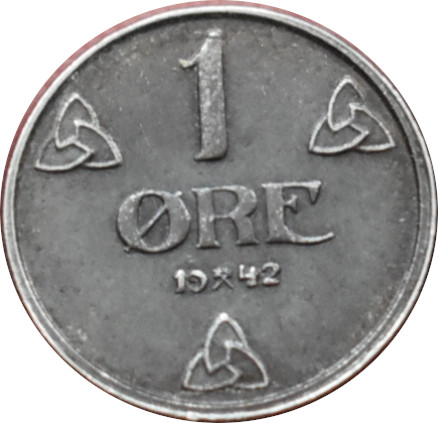 Nórsko 1 Ore 1942