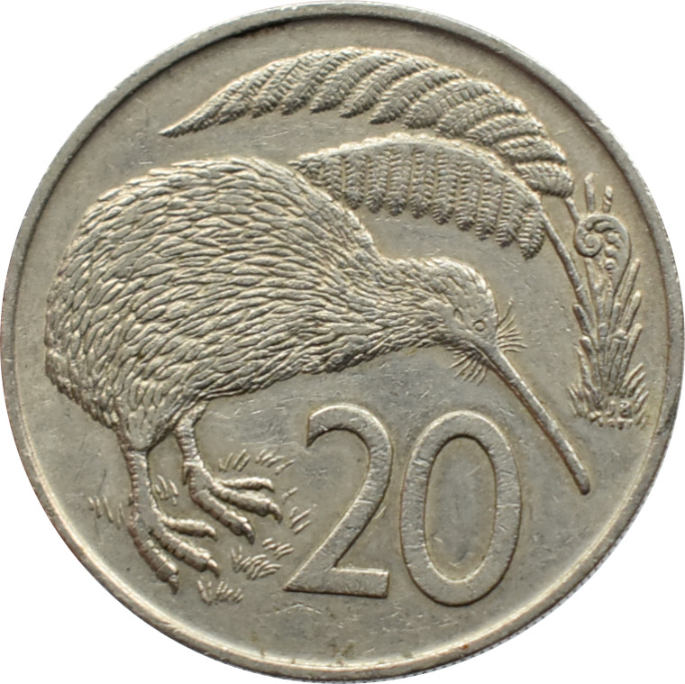 Nový Zéland 20 Cents 1967