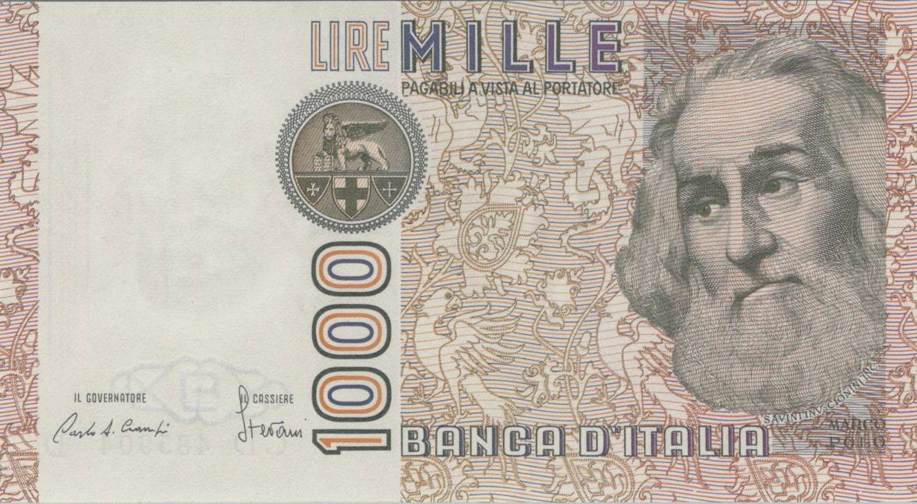 Taliansko 1000 Lire 1982