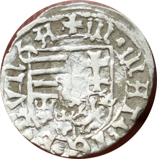 Matej Korvín 1458-1490 K-VA Denár 