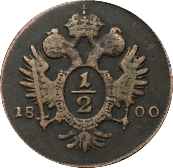 František I. 1/2 Kreutzer 1800 A