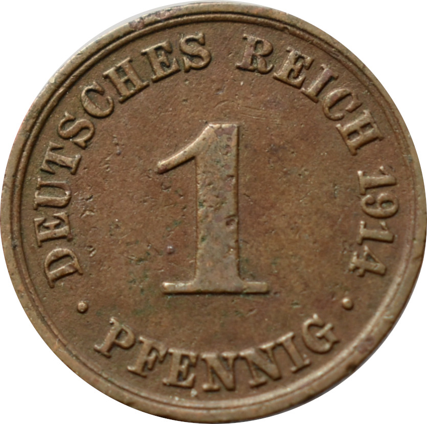 Nemecko - Nemecká ríša 1 Pfennig 1914 A