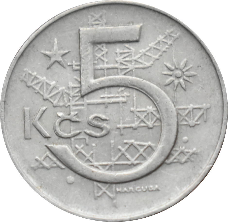 ČSSR 5 Kčs 1974