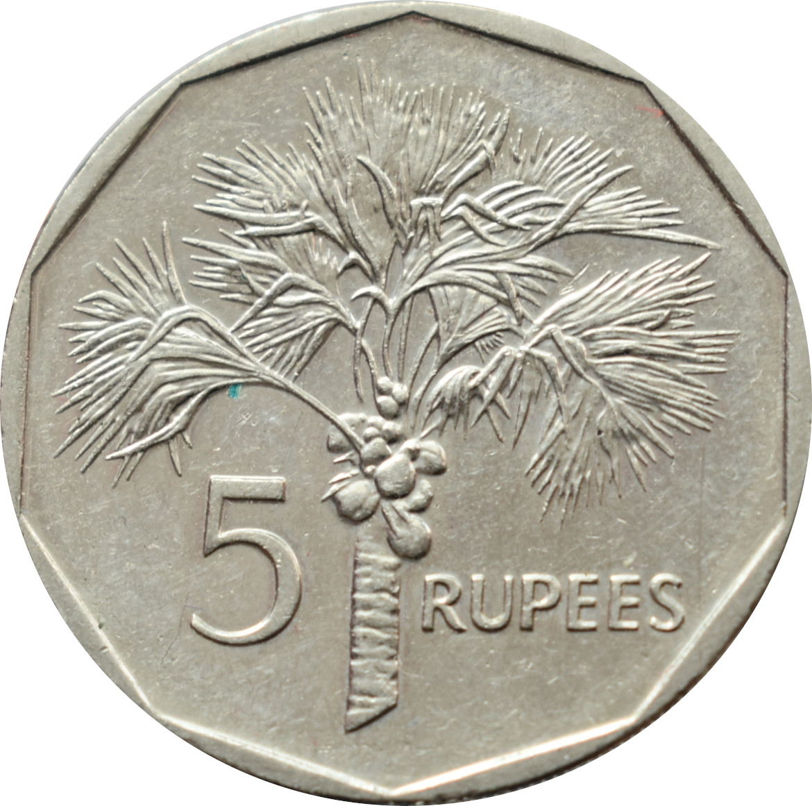 Seychely 5 Rupees 2010