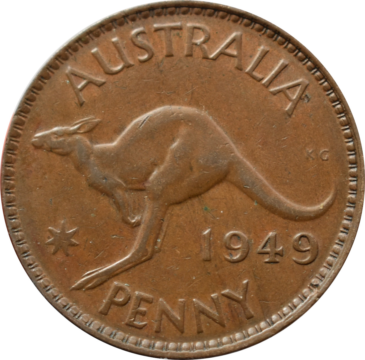 Austrália 1 Penny 1949