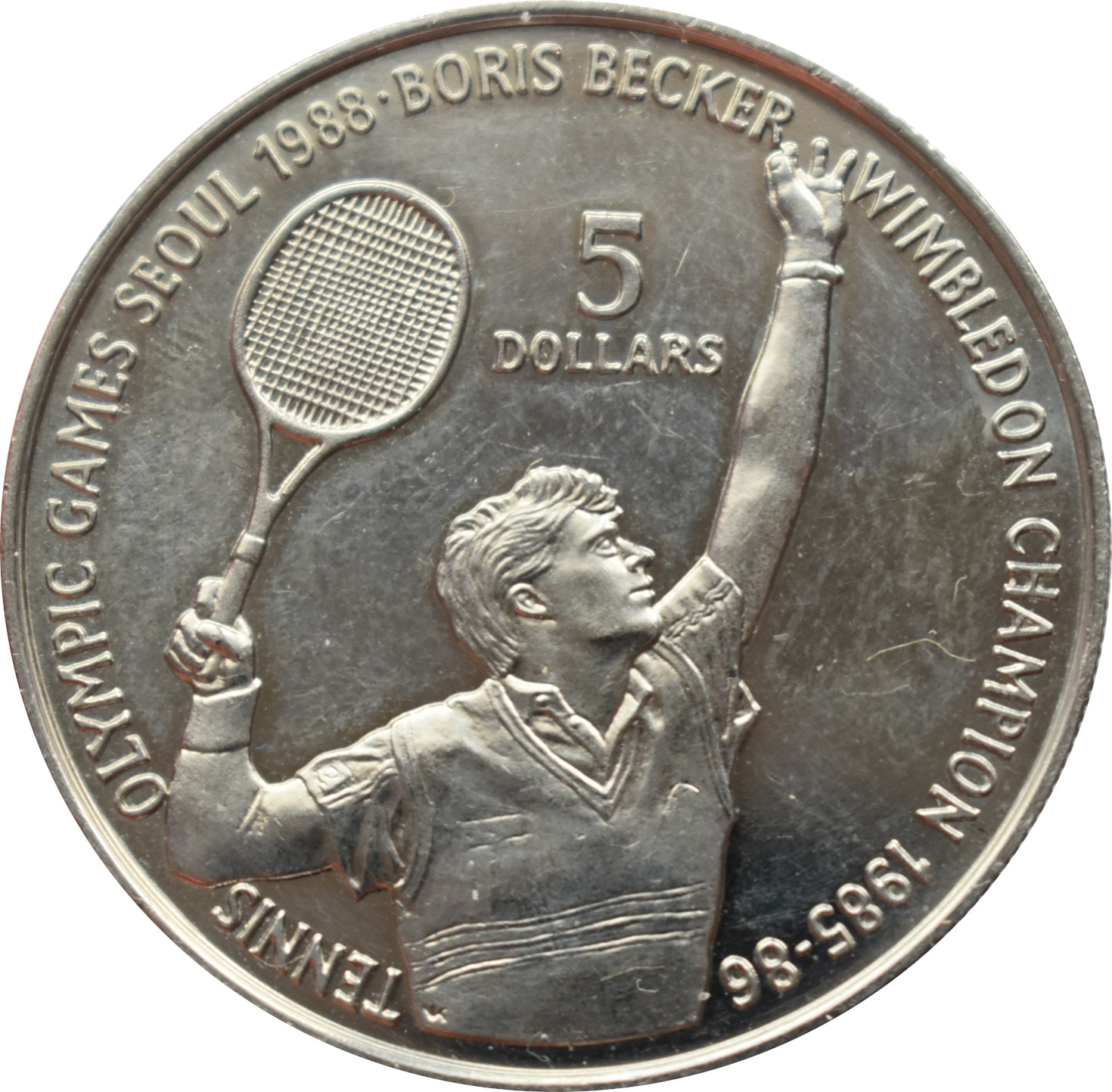 Niue 5 Dollars 1987