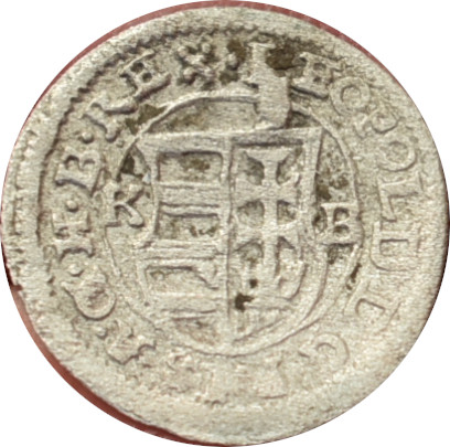 Leopold I. 1673 K.B Denár