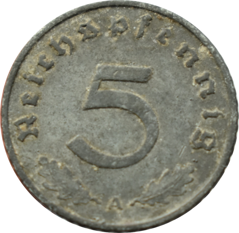 Nemecko - Tretia ríša 5 Reichspfennig 1942 A