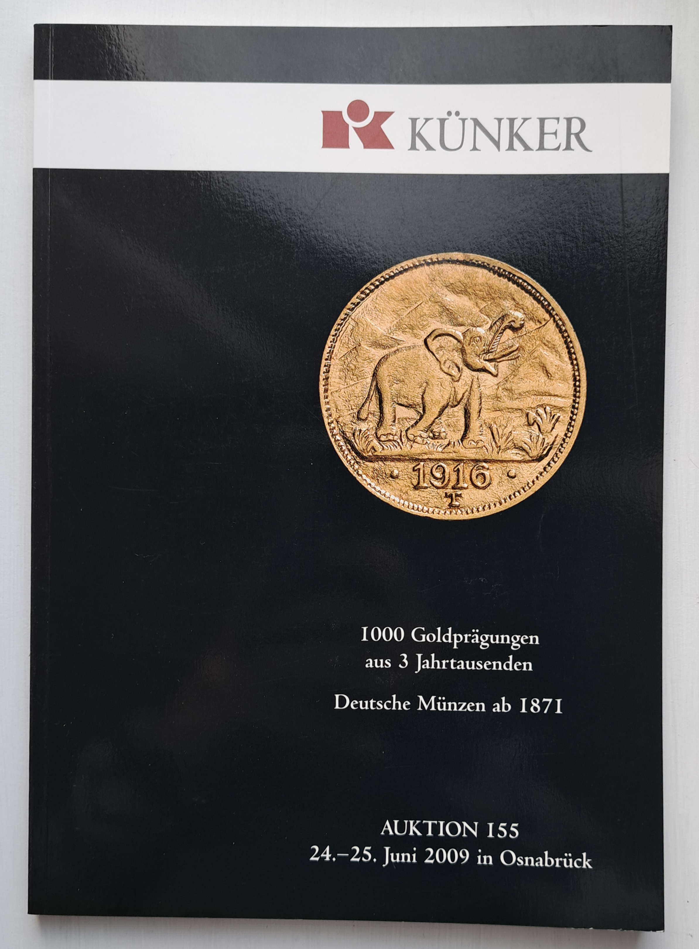 Aukčný katalóg Künker č.155