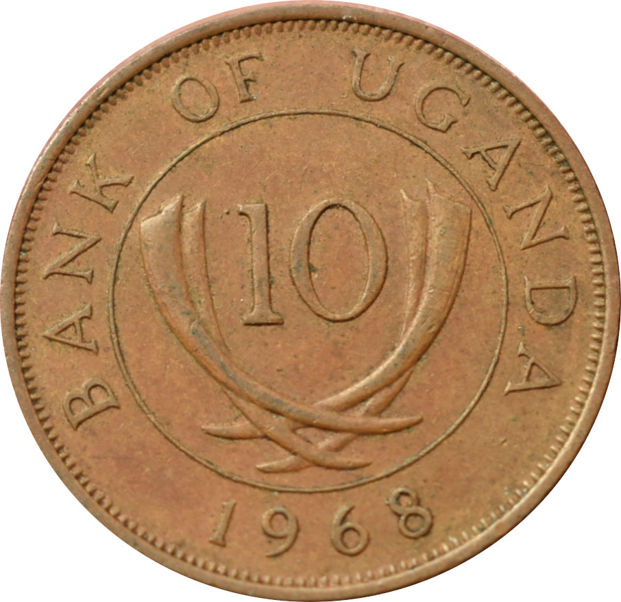Uganda 10 Cents 1968