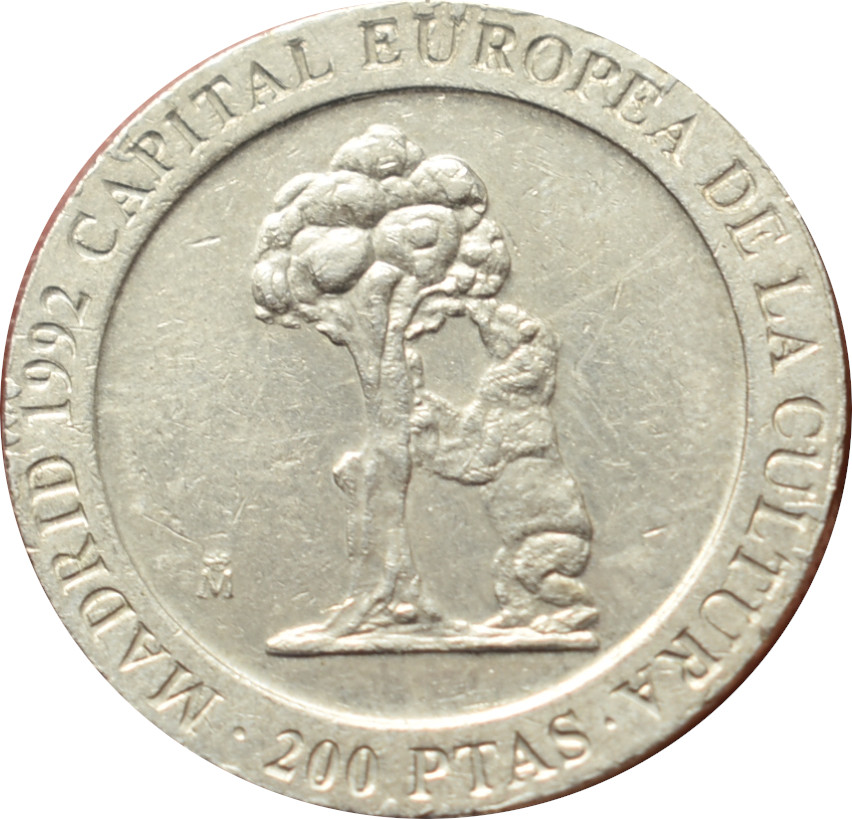 Španielsko 200 Pesetas 1992