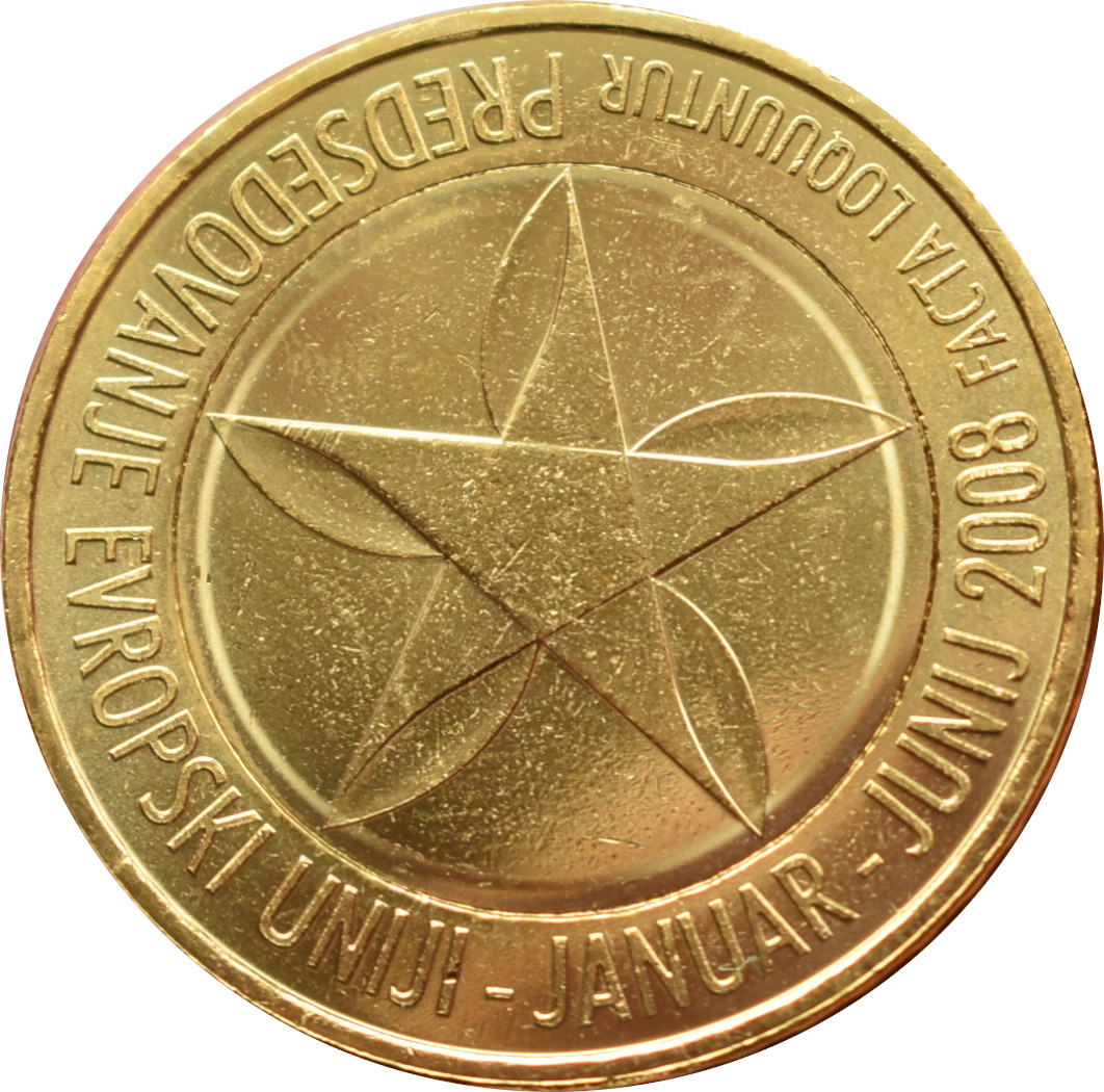 Slovinsko 3 Euro 2008