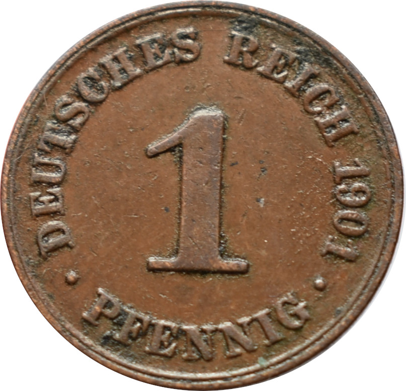 Nemecko - Nemecká ríša 1 Pfennig 1901 A