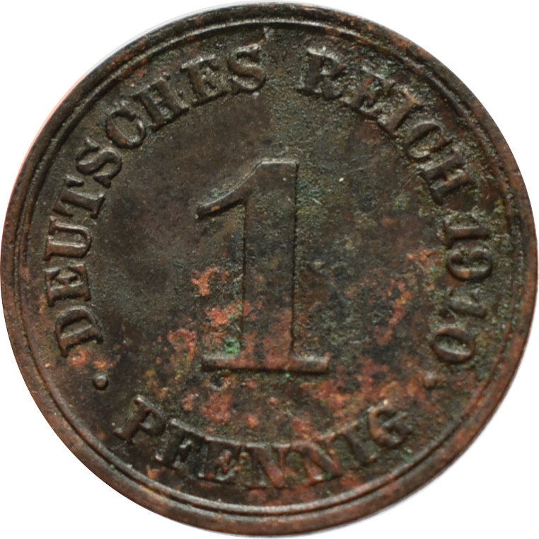 Nemecko - Nemecká ríša 1 Pfennig 1910 F