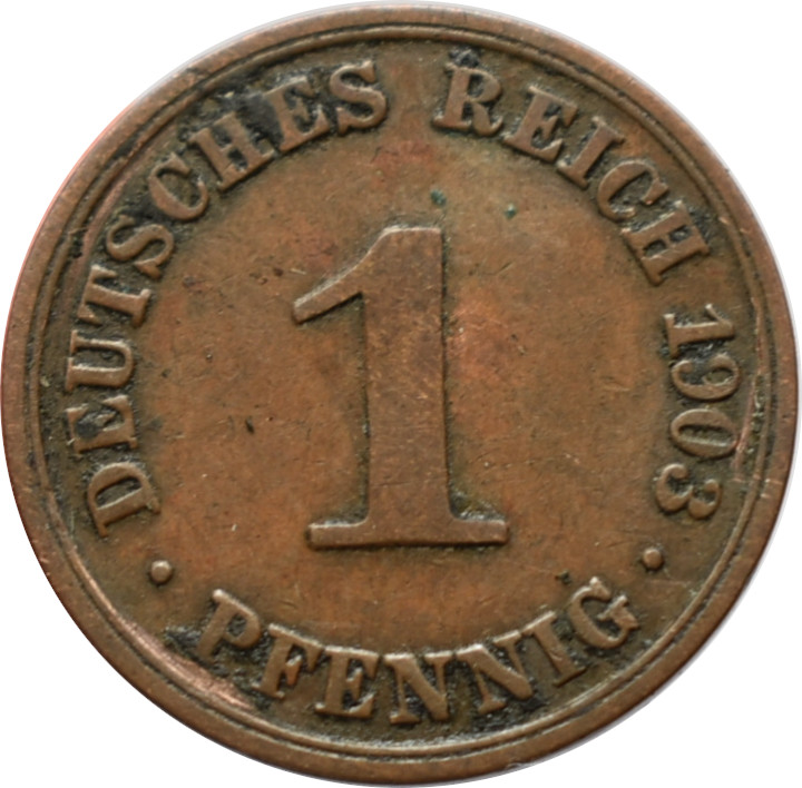 Nemecko - Nemecká ríša 1 Pfennig 1903 A