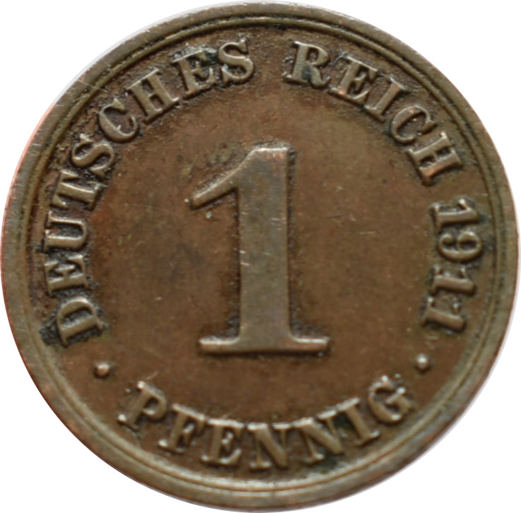 Nemecko - Nemecká ríša 1 Pfennig 1911 A