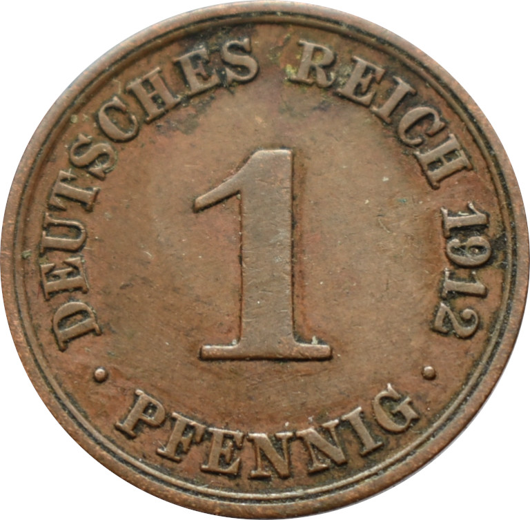 Nemecko - Nemecká ríša 1 Pfennig 1912 A