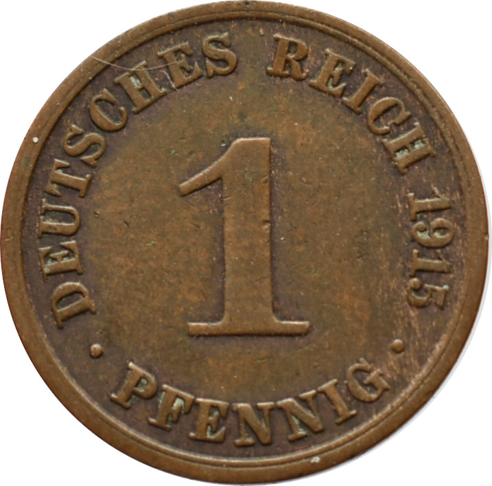 Nemecko - Nemecká ríša 1 Pfennig 1915 A