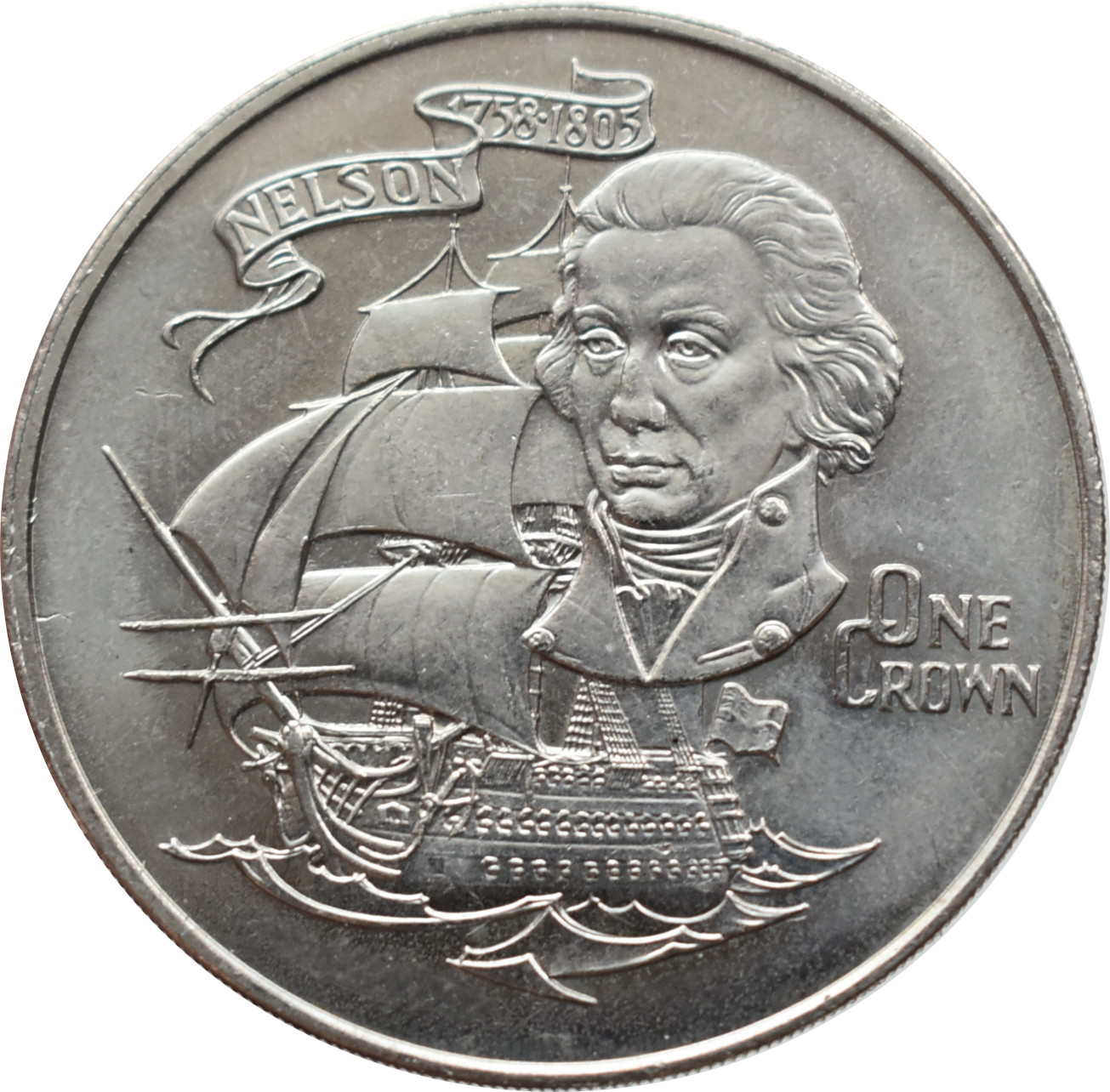 Gibraltár 1 Crown 1980