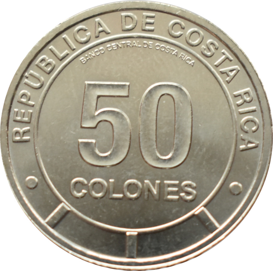 Kostarika 50 Colones 2023