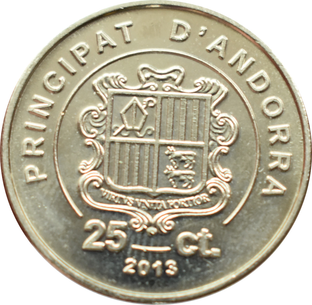 Andorra 25 Centimes 1993