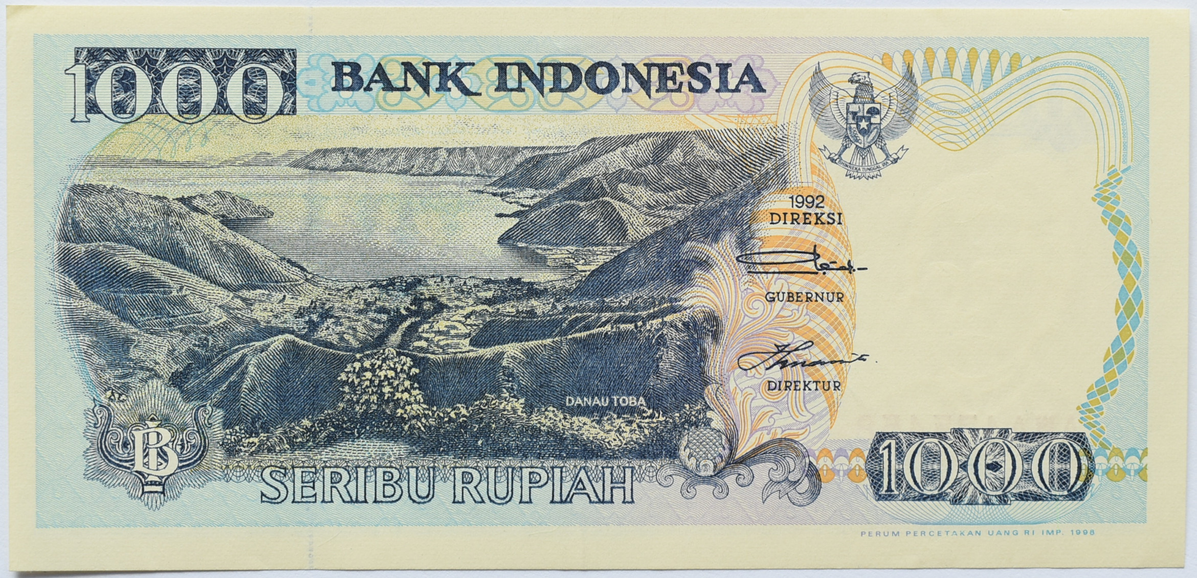 Indonézia 1000 Rupiah 1992