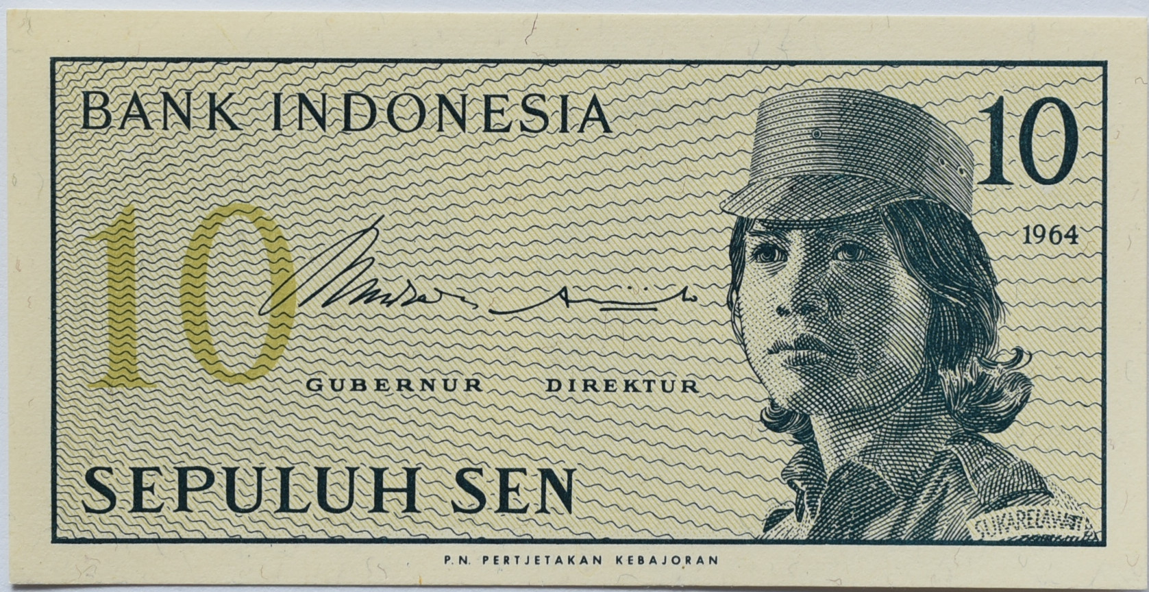 Indonézia 10 Sen 1964