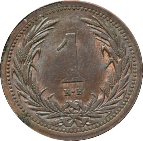 F.J. 1 Fillér 1895 K.B.