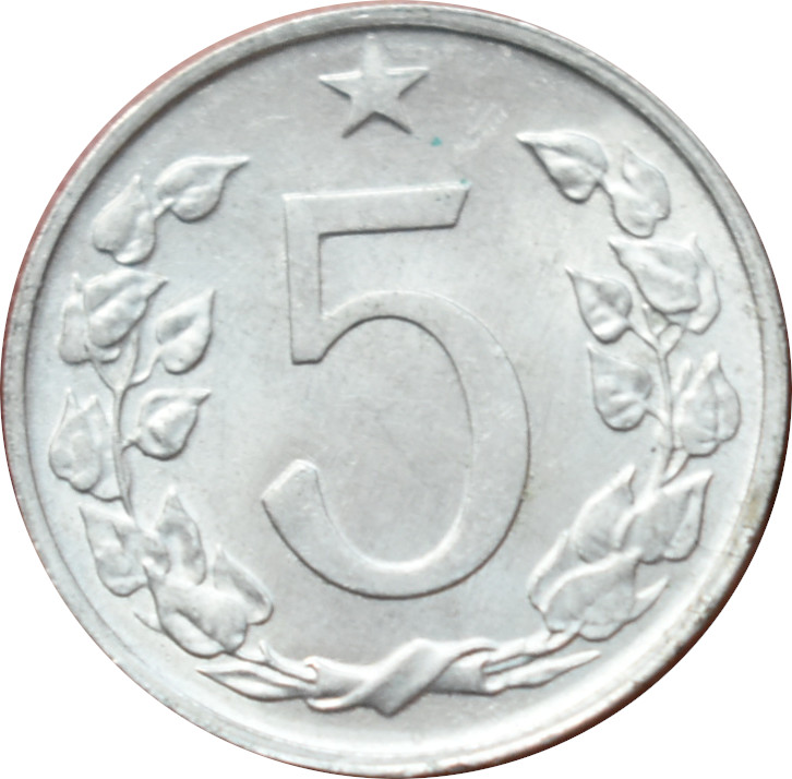 ČSSR 5 Halier 1974