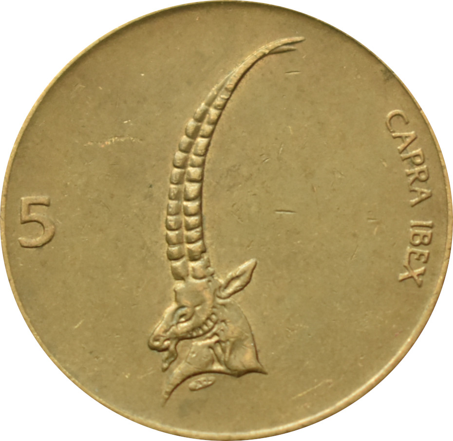 Slovinsko 5 Tolarjev 1992
