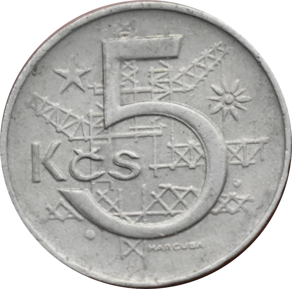 ČSSR 5 Kčs 1974