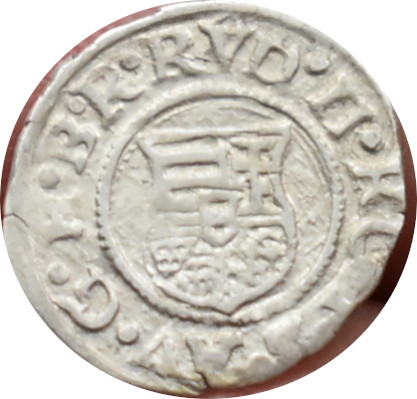 Rudolf II. 1586 K.B Denár