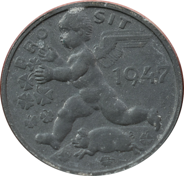 Rakúsko novoročný žeton 1947